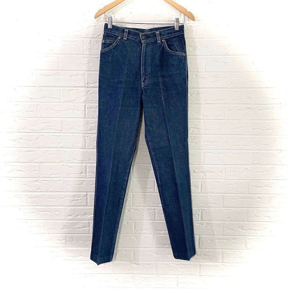 Vintage Levi’s 573 Mom High Waisted Creased Jeans Size 9